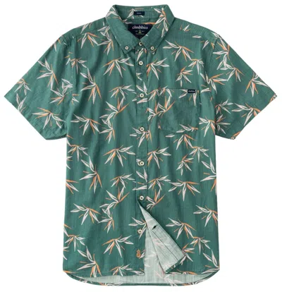 Chubbies The Friday Shirt Men's Dark Green Tropical Button-down Dsgl1253