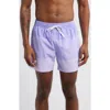 Chubbies The Gem Whale Sharks Classic 5.5-inch Swim Trunks In Bright Purple