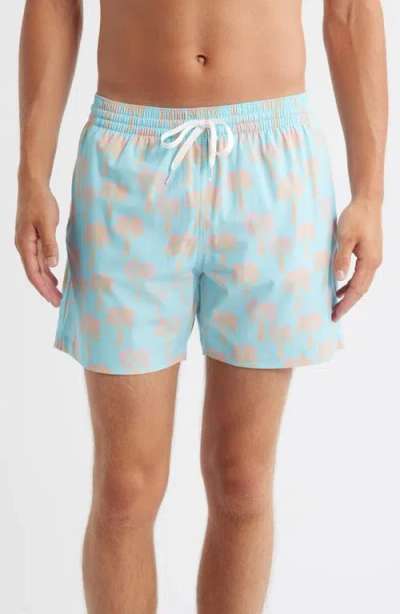 Chubbies The Grooves 5.5-inch Swim Trunks In Blue