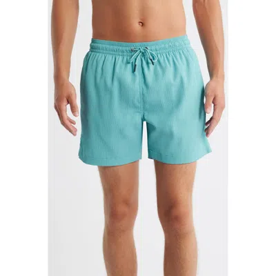 Chubbies The Hang Tens 5.5-inch Textured Swim Trunks In Blue