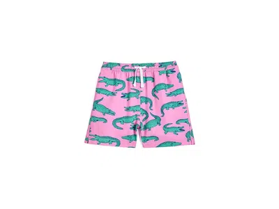 Chubbies The Lil Glades (toddler/boys Swim Trunks) (infant/toddler/little Kid) Boy's Clothing Pink/pattern Ba