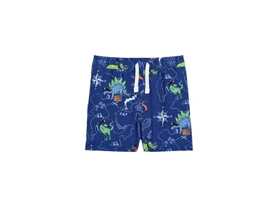 Chubbies The Lil Rex Marks The Spot (toddler/boys Swim Trunk) (infant/toddler/little Kid) Boy's Clothing Brig In Blue