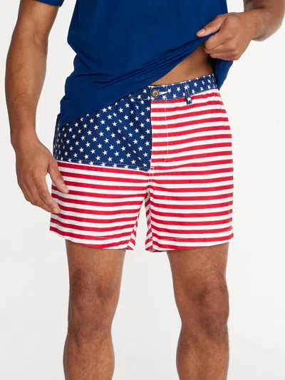 Chubbies The 'mericas Short In Red / White / Blu In Multi