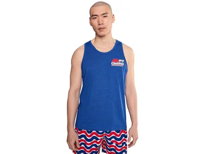Chubbies The Ol' College Try (non Pocket Graphic Tank) Men's T Shirt Dark Blue: Md