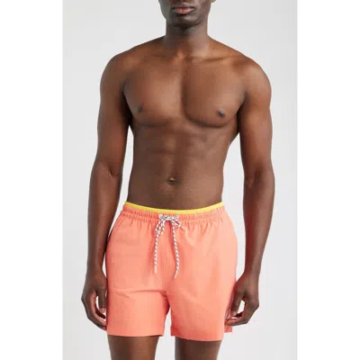Chubbies The Peach Perfects 5.5 Inch Swim Trunks In Red