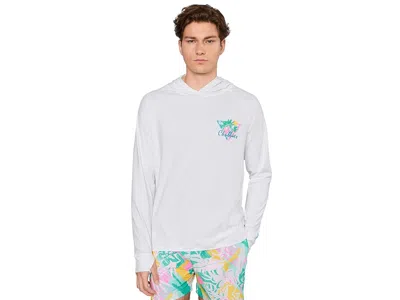 Chubbies The Tacking Toward (sun Hoodie) Men's T Shirt Optic White: 2xl
