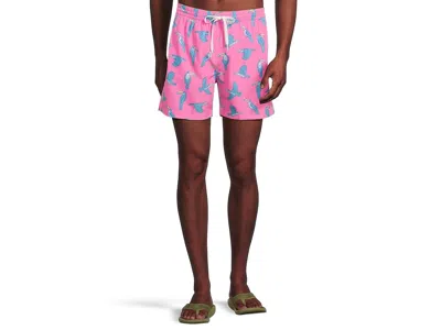 Chubbies The Toucan Do Its 5.5 (classic Lined Swim Trunk) In Pink