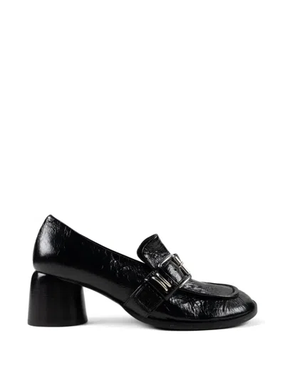 Chuckies Buckle-fastening Block-heel Pumps In Black