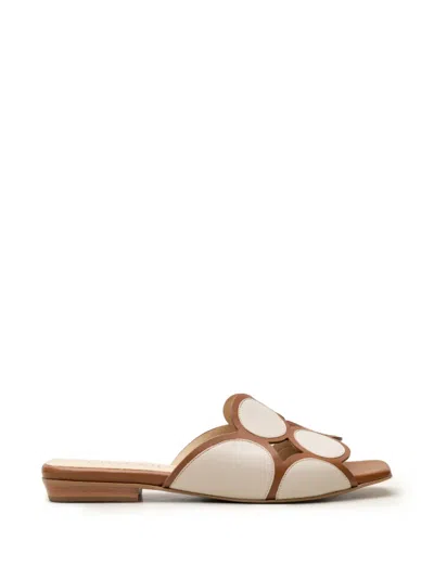 Chuckies Cut-out Leather Sandals