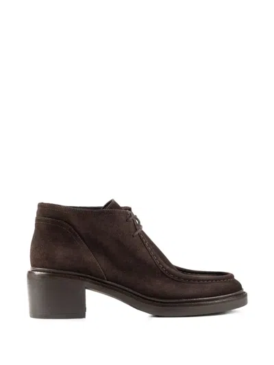 Chuckies Lace-up Suede Pumps In Multi
