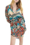 Chufy Grazia Shirt Dress In Bagha Sky In Multi