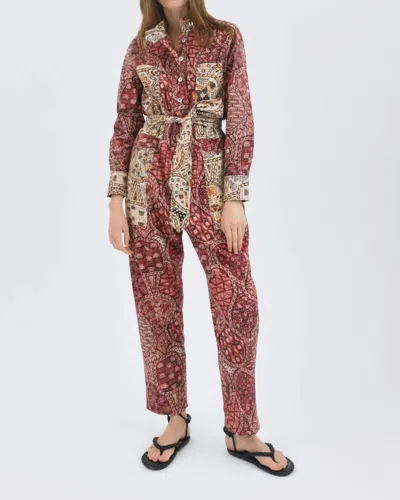 Chufy Gregory Jumpsuit In Cairo Red In Multi