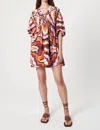 Chufy Liberty Organic Cotton Mini Dress In Multi