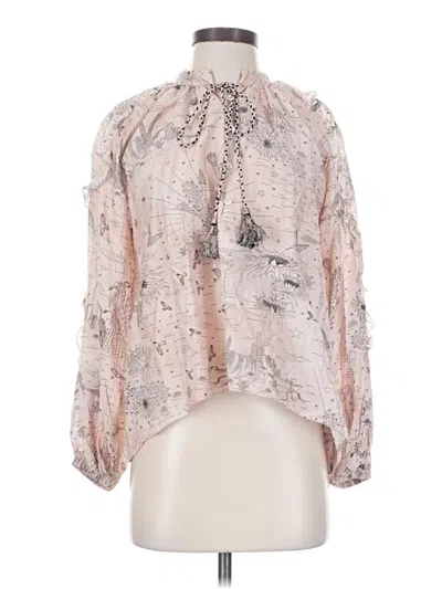 Pre-owned Chufy Long Sleeve Blouse In Pink