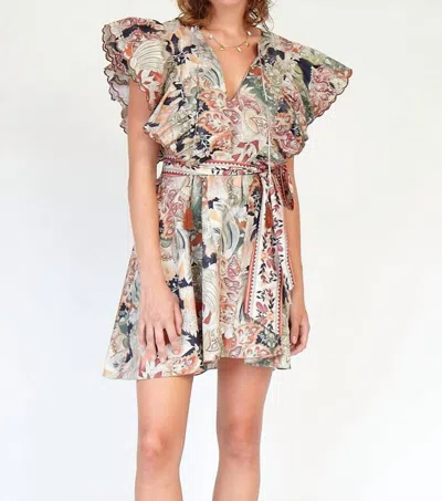 Chufy Myia Mini Dress In Sandar In Multi