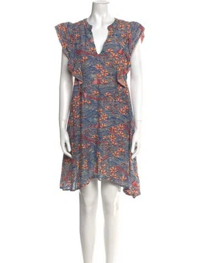 Pre-owned Chufy Printed Knee-length Dress