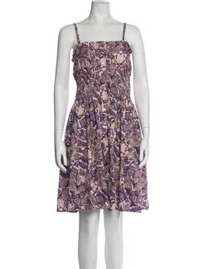 Pre-owned Chufy Printed Knee-length Dress In Pink