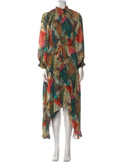 Pre-owned Chufy Printed Long Dress