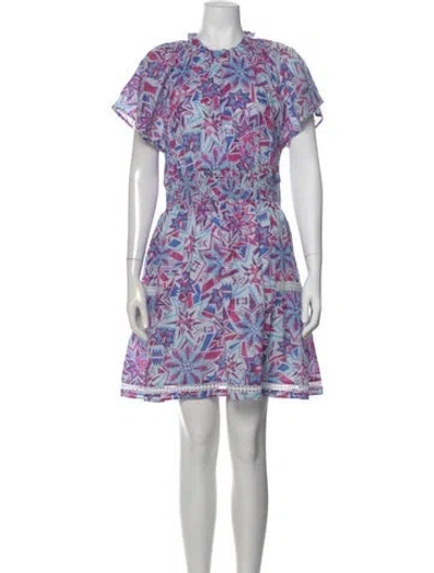 Pre-owned Chufy Printed Mini Dress In Multi