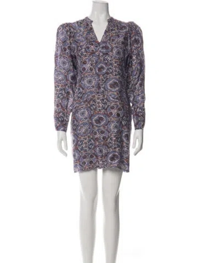 Pre-owned Chufy Printed Mini Dress In Pink