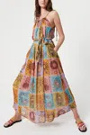 Chufy Rain Maxi Dress In Sundance Coral