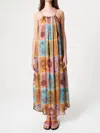 Chufy Rain Maxi Dress In Sundance Coral In Multi