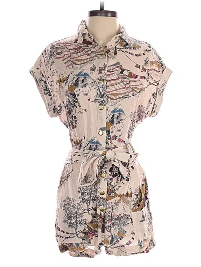 Pre-owned Chufy Romper In Tan
