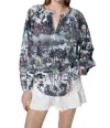 Chufy Tulip Blouse In Eden Black In Multi