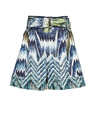 Chufy Women's Nino Organic Shorts In Calvi Blue In Multi