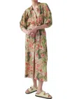 Chufy Ziggy Maxi Dress In Juru Green In Multi