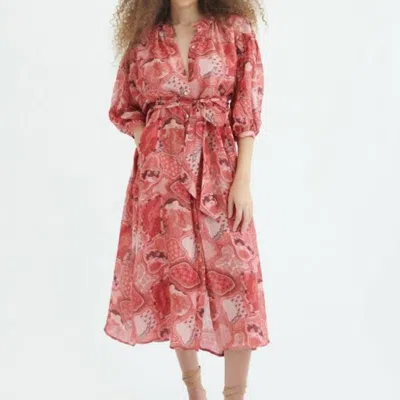 Chufy Ziggy Maxi Dress In Soumy Pink