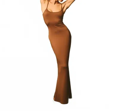 Chuks Collins Collin Mermaid Dress In Brown