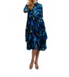 Chuks Collins Jacky Dress In Ocean