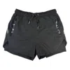 Chuks Collins Men's Black - Unisex - Active Self Shorts -  Diffusion Collection - Tasou - The Athleti In Black