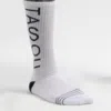 Chuks Collins Men's Yellow / Orange White Art Self Socks -  Diffusion Collection In Yellow/orange