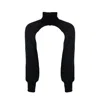 Chuks Collins Women's Black / Red / Neutrals Black Halo Knitwear Long Sleeves In Black/red