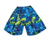 Chuks Collins Women's Blue / Green Ajah Collection-adire Allure Shorts