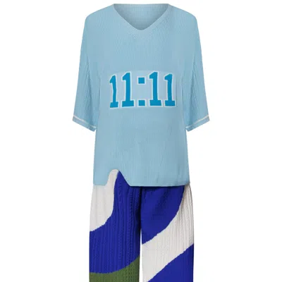 Chuks Collins Women's Blue Luka & Eva Set