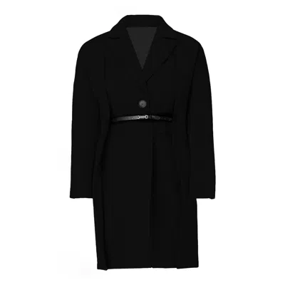 Chuks Collins Women's Kate Middleton Classy Trench Coat - Black