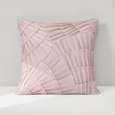 Chuks Collins X Lush Decor Eira Pillow Cover In Pink