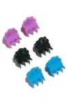 CHUNKS ASSORTED 6-PACK MICRO CLAW CLIPS