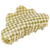 Chunks Baby Nimbus Claw Clip In Olive Check