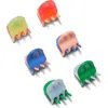Chunks Jester Assorted 6-pack Micro Claw Clips In Multicolor