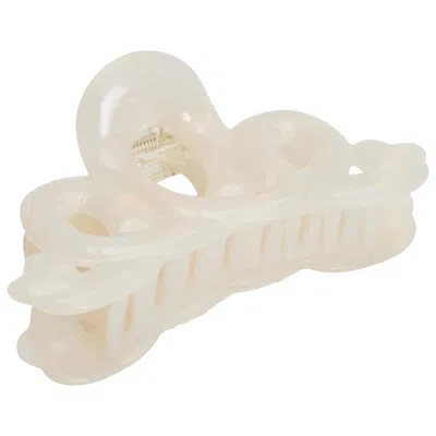 Chunks Large Heart Loop Hair Claw Clip In Opal 1/1