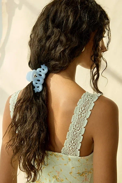 Chunks Small Star Loop Claw Clip In Light Blue, Women's At Urban Outfitters