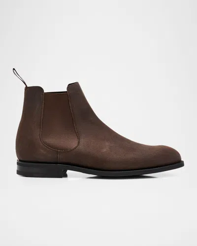 Church & Apos;s Men & Apos;s Amberley R 2.0 Waxed Suede Chelsea Boots In Brown