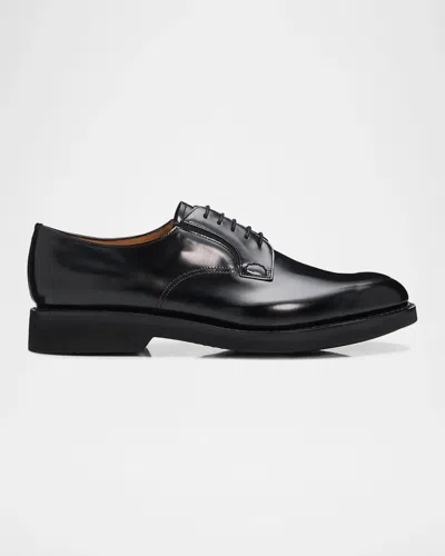 Church & Apos;s Men & Apos;s Peterlee Leather Derby Shoes In Black