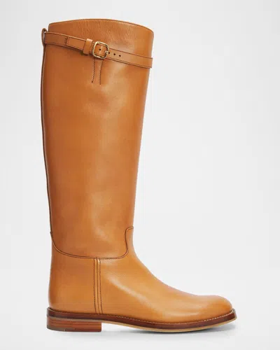 Church & Apos;s Michelle Leather Knee-high Boots In Natural