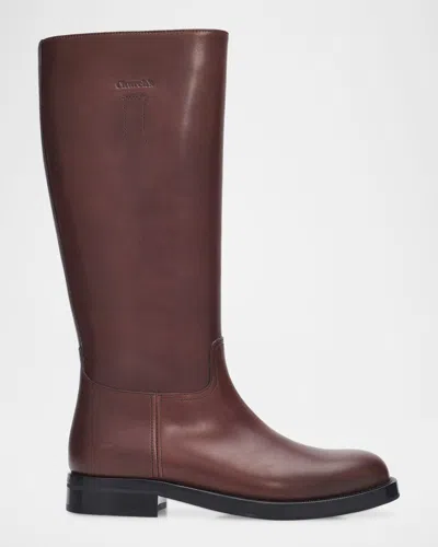 Church & Apos;s Penny Leather Mid-calf Boots In Brown