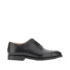 Church Brushed Leather Laced Shoes In Black
